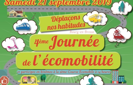 Journée Ecomobilité 2019 à Bourg-en-Bresse le 21 septembre
